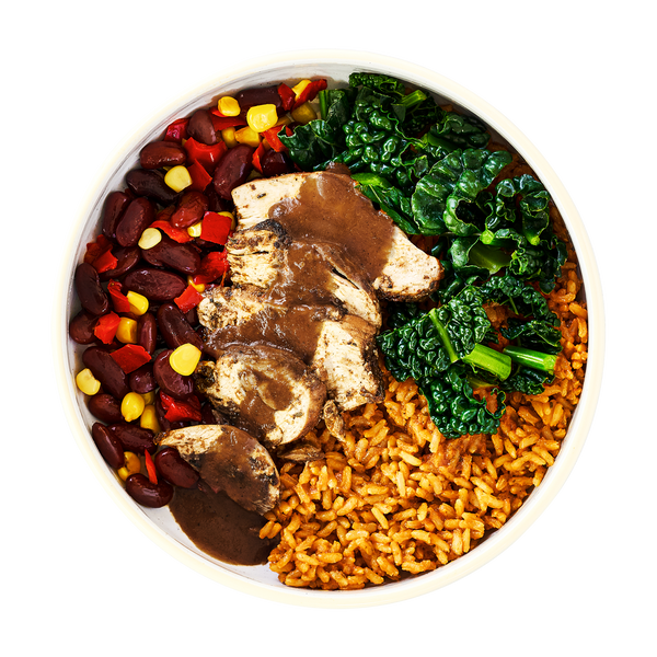 BBQ Jerk Chicken with Jollof Rice