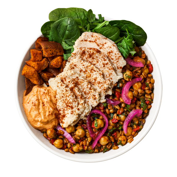 Peri Peri Chicken, Sweet Potato & Chickpea Grain Bowl