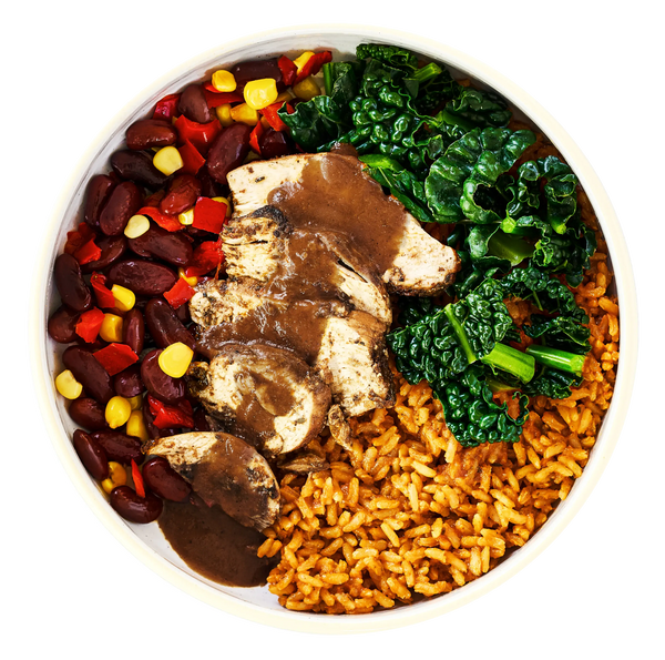 BBQ Jerk Chicken with Jollof Rice
