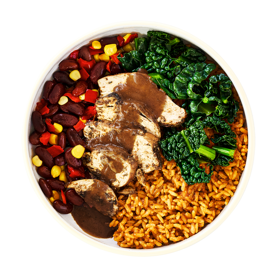 BBQ Jerk Chicken with Jollof Rice