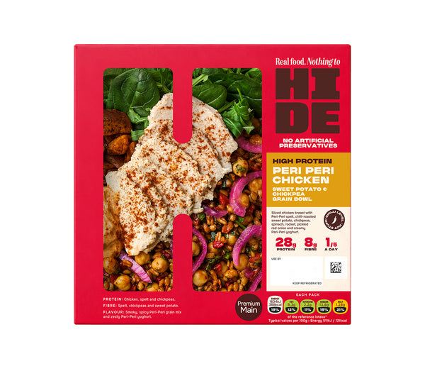 Peri Peri Chicken, Sweet Potato & Chickpea Grain Bowl