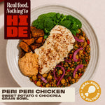 Peri Peri Chicken, Sweet Potato & Chickpea Grain Bowl