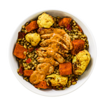 Chicken Shawarma with Hot Honey Sweet Potato