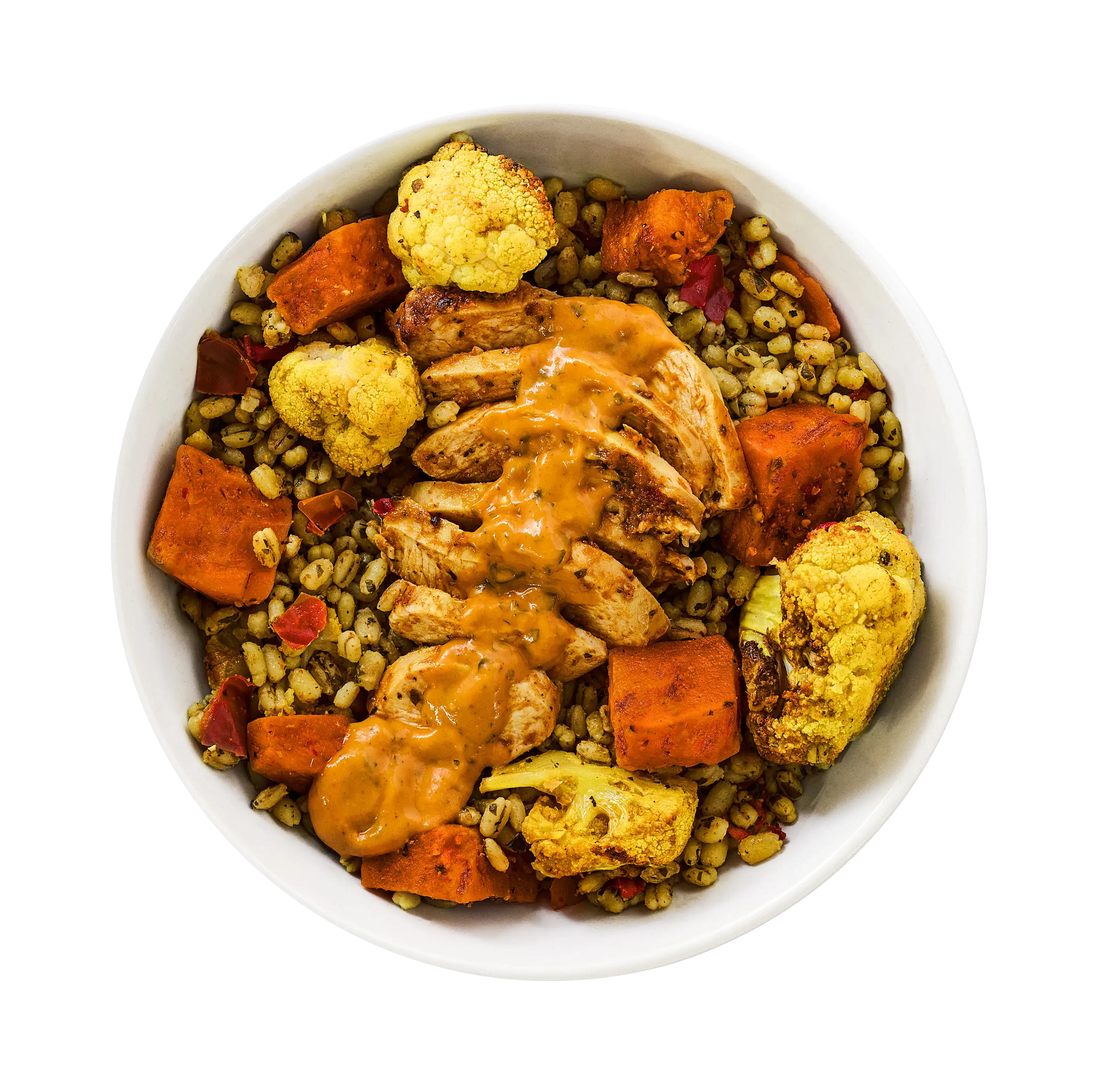 Chicken Shawarma with Hot Honey Sweet Potato